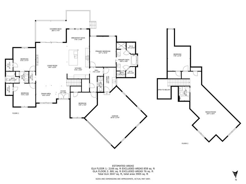 2D floor plan layout of this home in , Hickory, NC (Image 6).