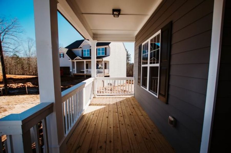 Representative exterior details of a home built from the Brentwood by Piedmont Residential in Hampton Ridge, Jefferson (Image 23).