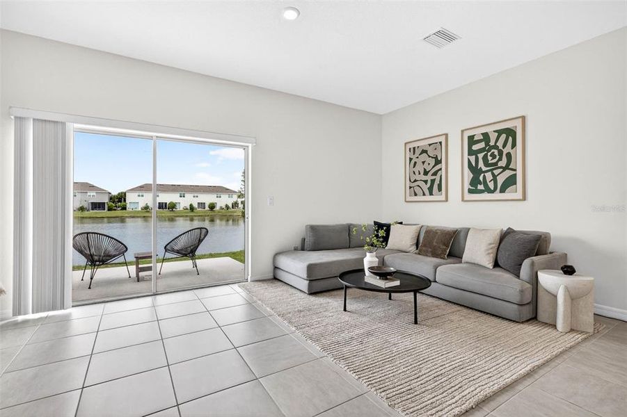 Furnished interior view inside a new home in , Wesley Chapel (Image 12). Furnished interior view inside a new home in , Wesley Chapel (Image 12).