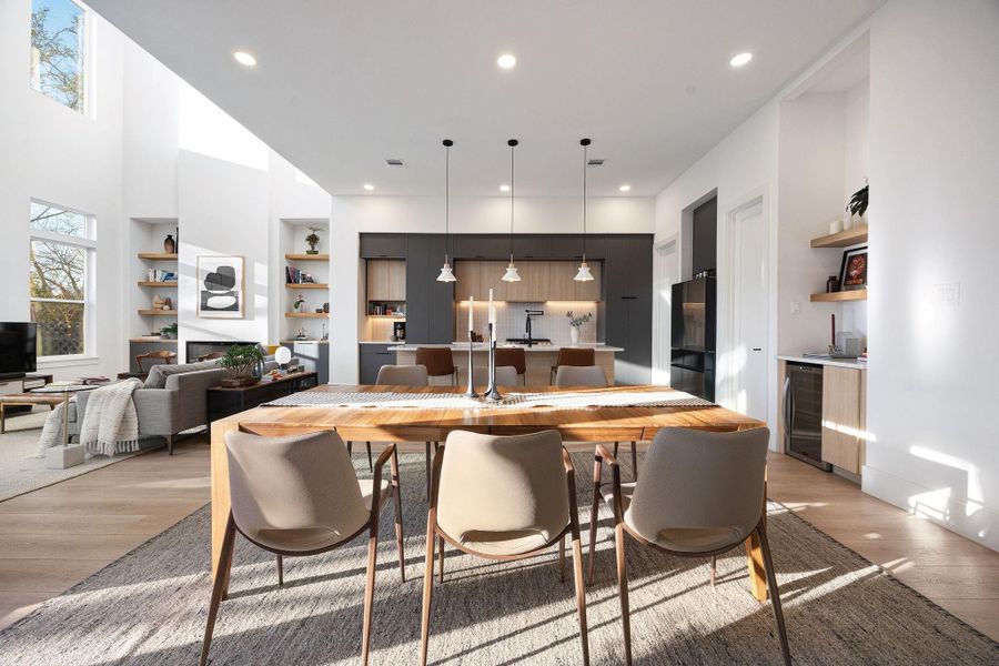 Furnished interior view inside a new home in , Houston (Image 7). Furnished interior view inside a new home in , Houston (Image 7).