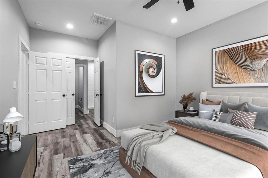 Furnished interior view inside a new home in , Denison (Image 12).