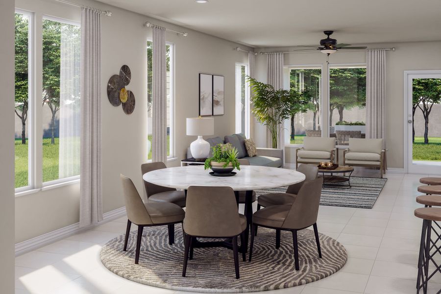 Furnished interior view inside a new home in Mason Woods, Cypress (Image 13). Furnished interior view inside a new home in Mason Woods, Cypress (Image 13).