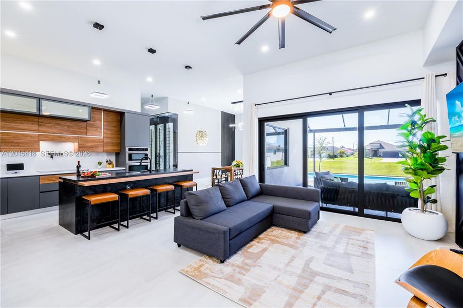 Furnished interior view inside a new home in , Cape Coral (Image 16).