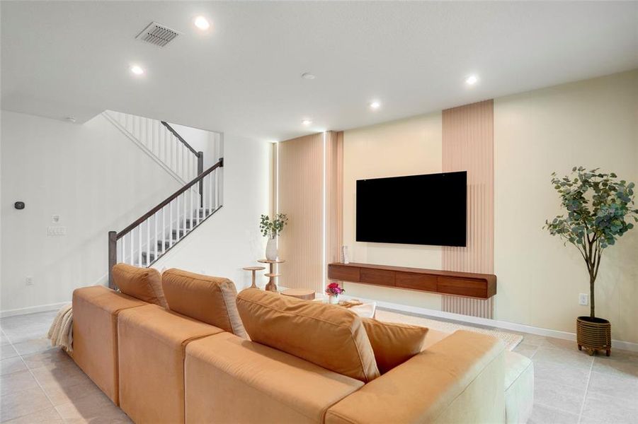 Furnished interior view inside a new home in Solara Resort, Kissimmee (Image 10).