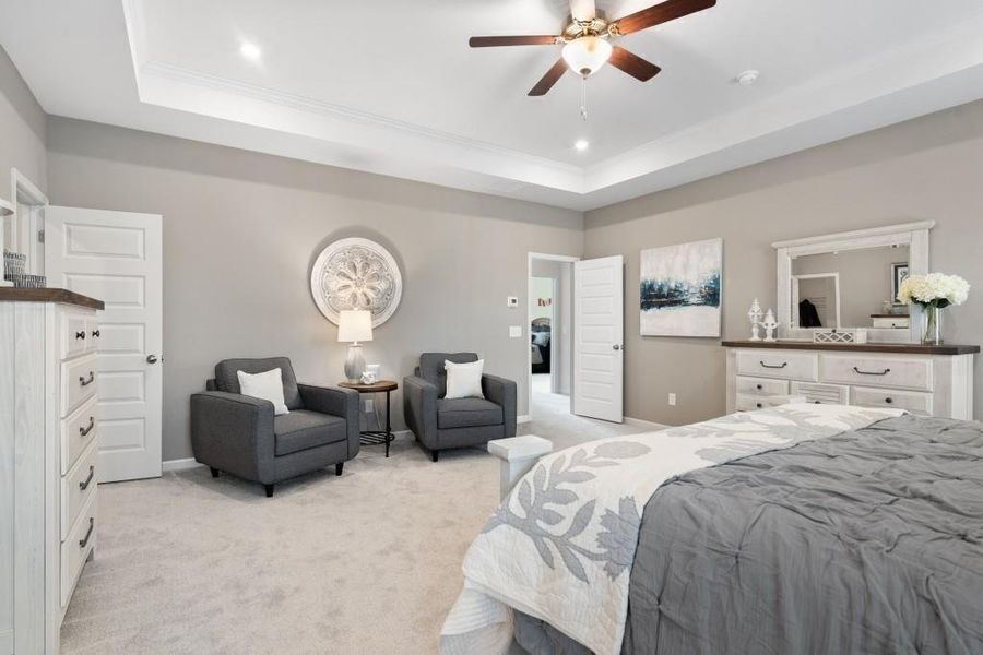 Furnished interior view inside a new home in Jones Ridge, Dallas (Image 32).