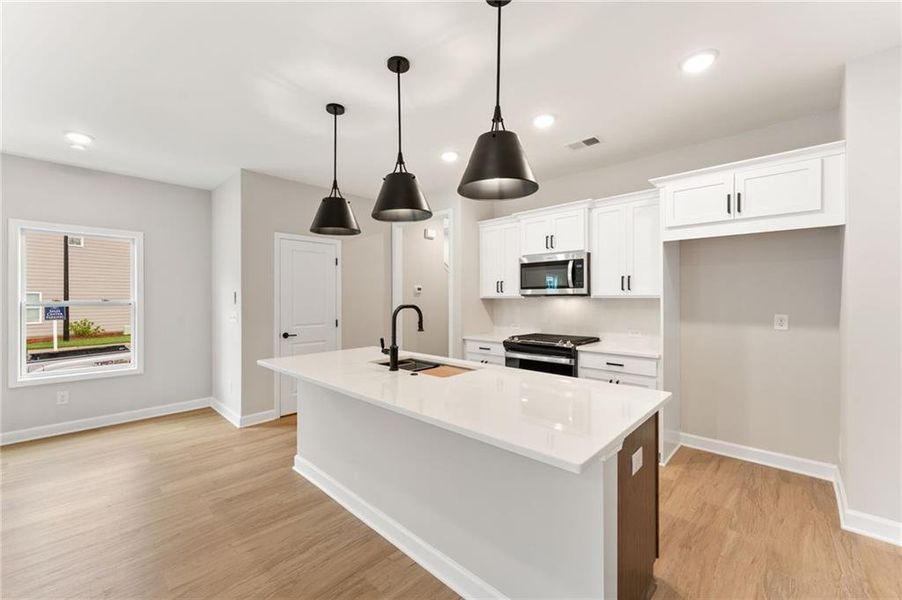 Furnished interior view inside a new home in East Park Village, Kennesaw (Image 8).