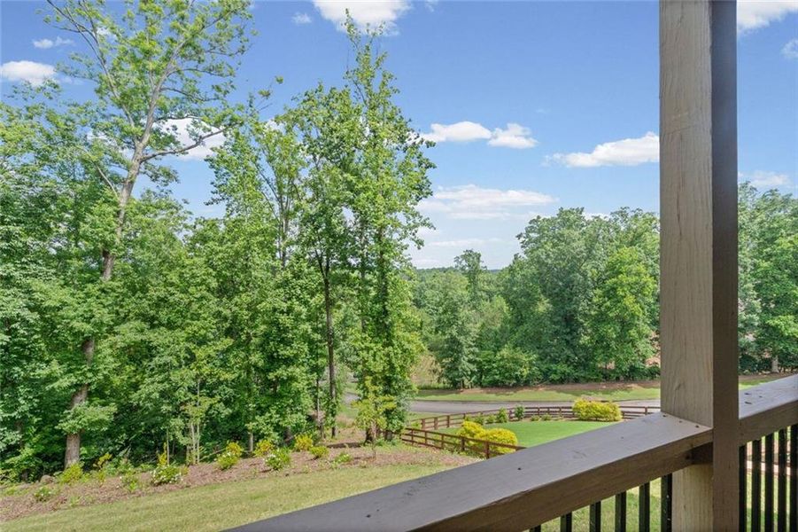 Exterior details and patio area of a home in , Dawsonville (Image 35).