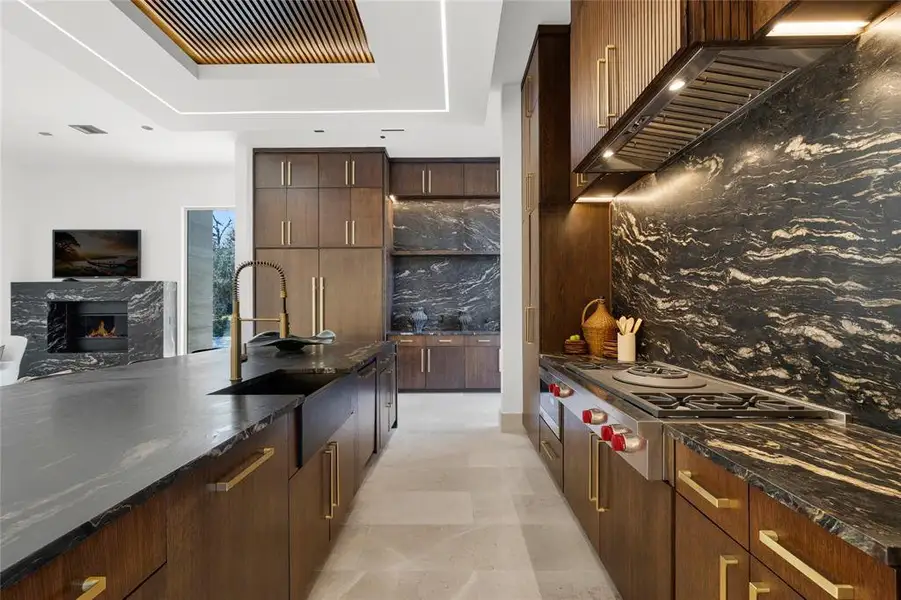 Furnished interior view inside a new home in , Dallas (Image 5).