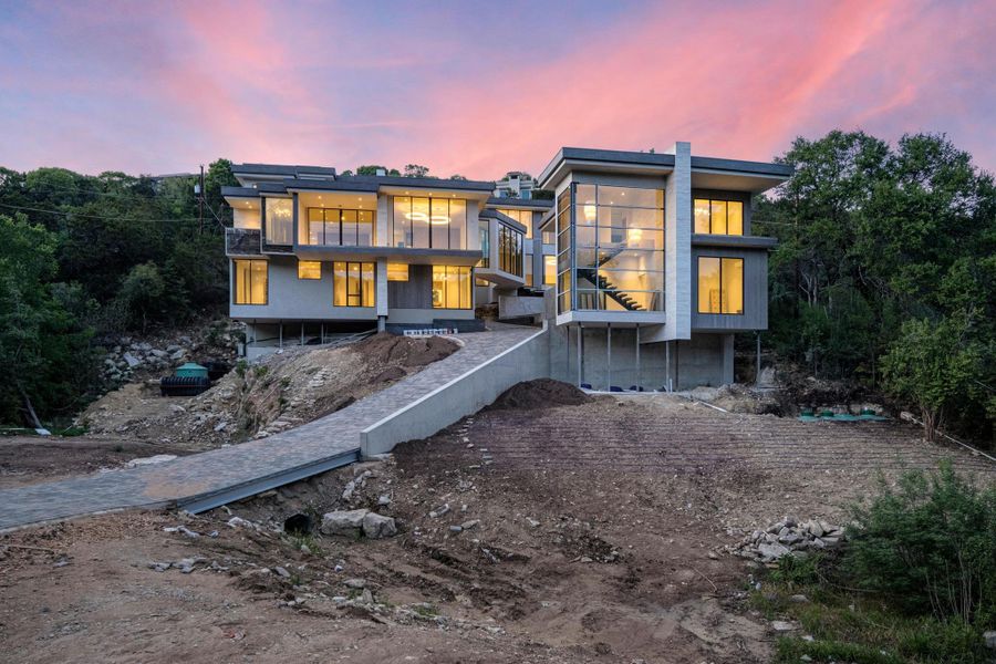 In-progress construction of a new home in , West Lake Hills, TX (Image 31).