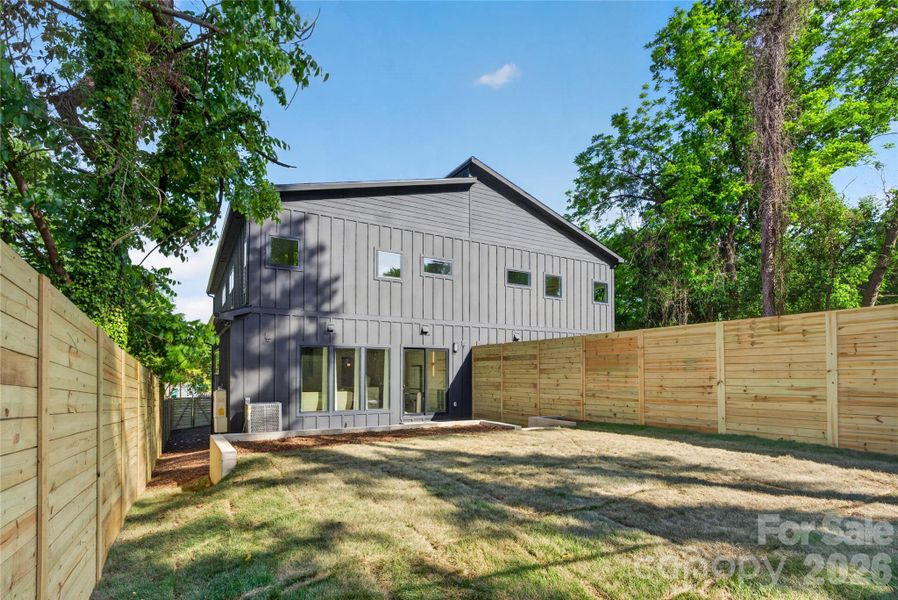 Exterior details and patio area of a home in , Charlotte (Image 26).