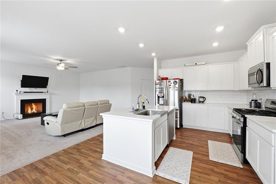 Furnished interior view inside a new home in , Canton (Image 11).