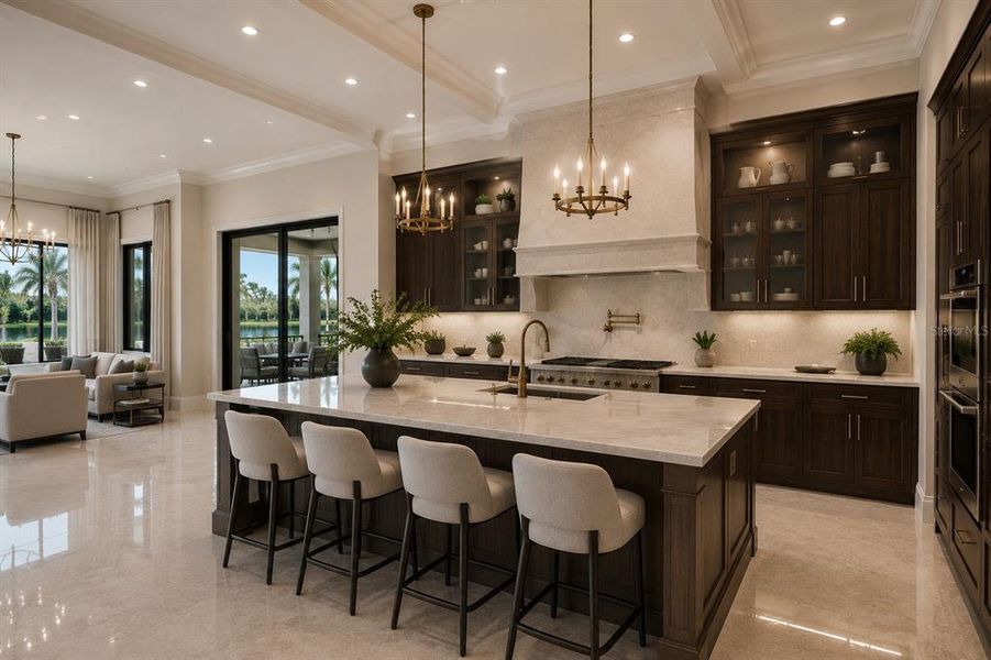 Furnished interior view inside a new home in , Odessa (Image 8).