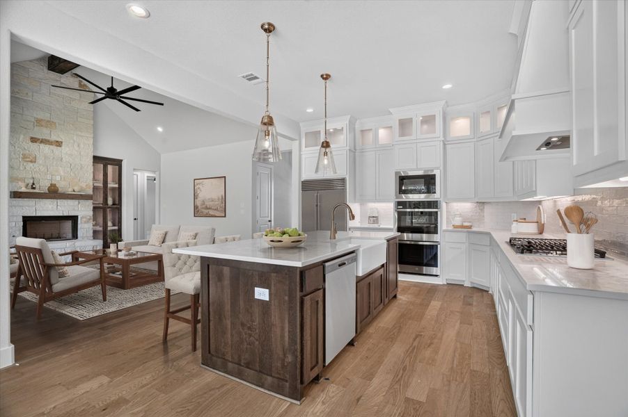 Representative furnished interior of a home built from the The Lubbock by Kenmark Homes in Overton Oaks, Decatur (Image 10).