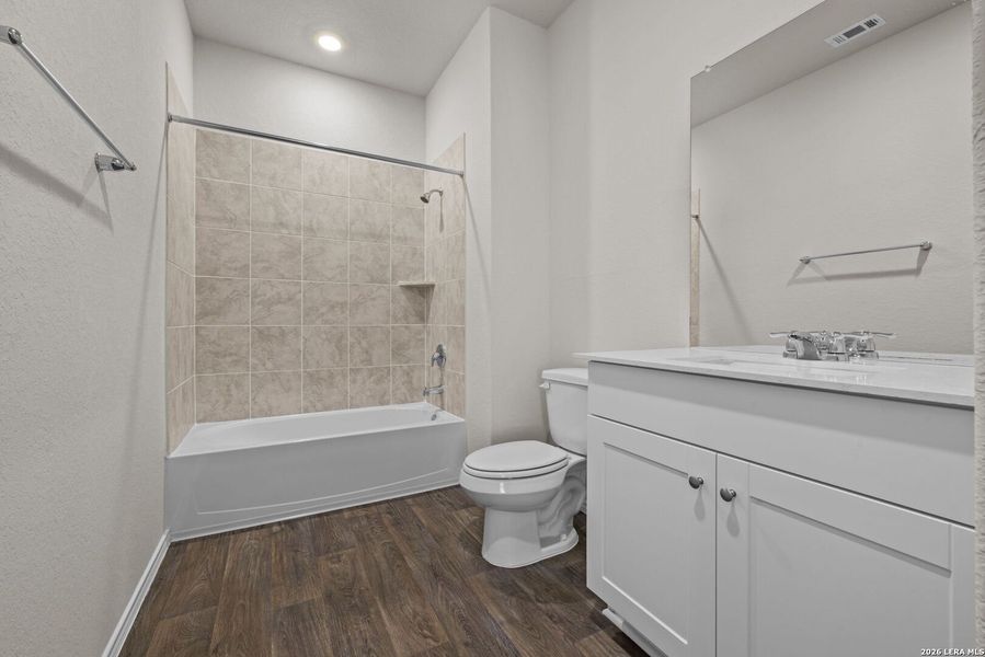 Furnished interior view inside a new home in Riverstone at Westpointe, San Antonio (Image 9).