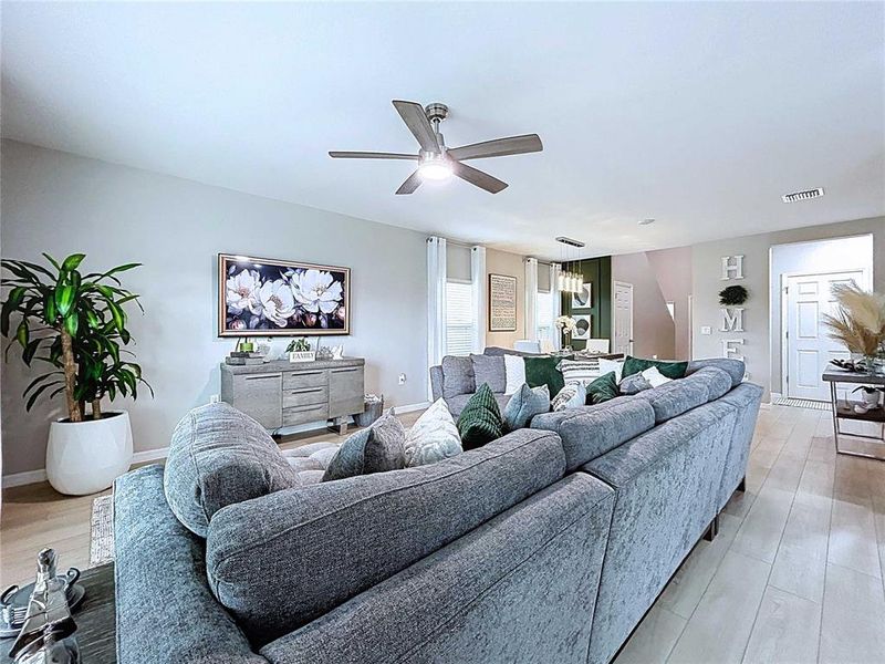 Furnished interior view inside a new home in Pasadena Point, Wesley Chapel (Image 13). Furnished interior view inside a new home in Pasadena Point, Wesley Chapel (Image 13).