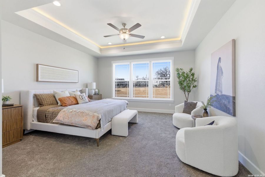 Furnished interior view inside a new home in Lonesome Dove, San Antonio (Image 5).