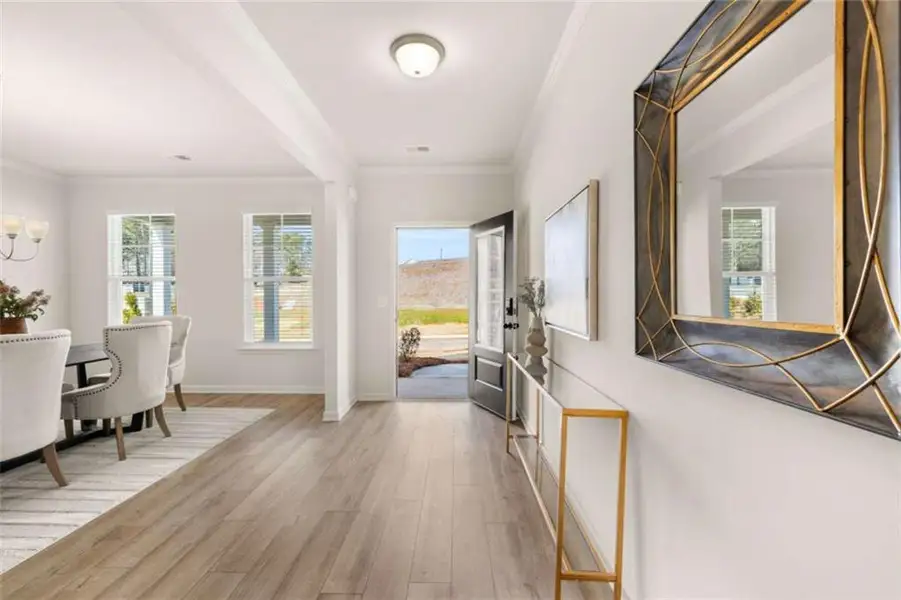 Furnished interior view inside a new home in Kingsmere Estates, Loganville (Image 7).