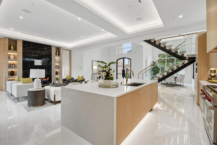 Furnished interior view inside a new home in , Westlake (Image 18).