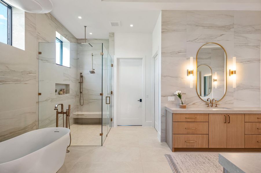 Furnished interior view inside a new home in , Austin (Image 33). Furnished interior view inside a new home in , Austin (Image 33).