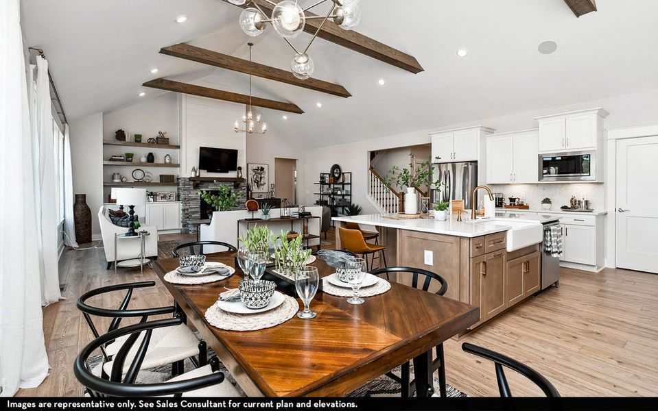 Furnished interior view inside a new home in High Park Hill, Arrington (Image 11).