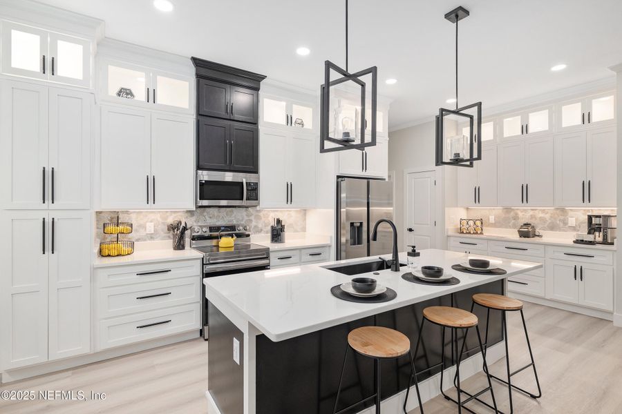 Furnished interior view inside a new home in , Gainesville (Image 17).