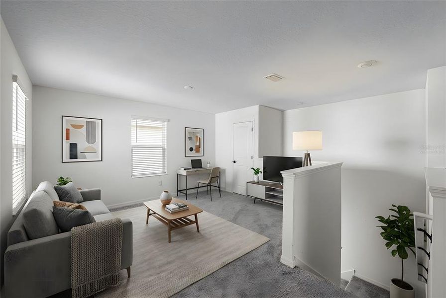 Furnished interior view inside a new home in Heron Bay, Palmetto (Image 13). Furnished interior view inside a new home in Heron Bay, Palmetto (Image 13).