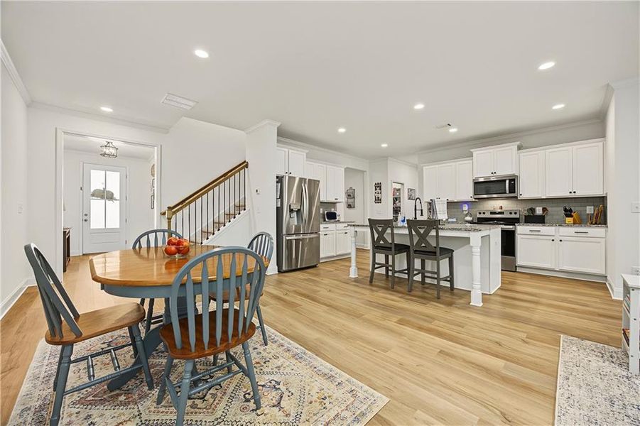Furnished interior view inside a new home in , Flowery Branch (Image 20).