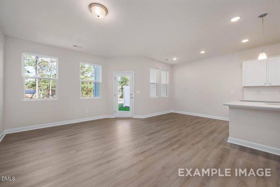 Spacious, unfurnished interior of a new home in Springvale, Fuquay Varina (Image 24).