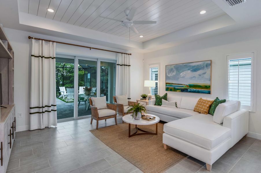 Furnished interior view inside a new home in Tide Marsh, Fort Myers (Image 13).