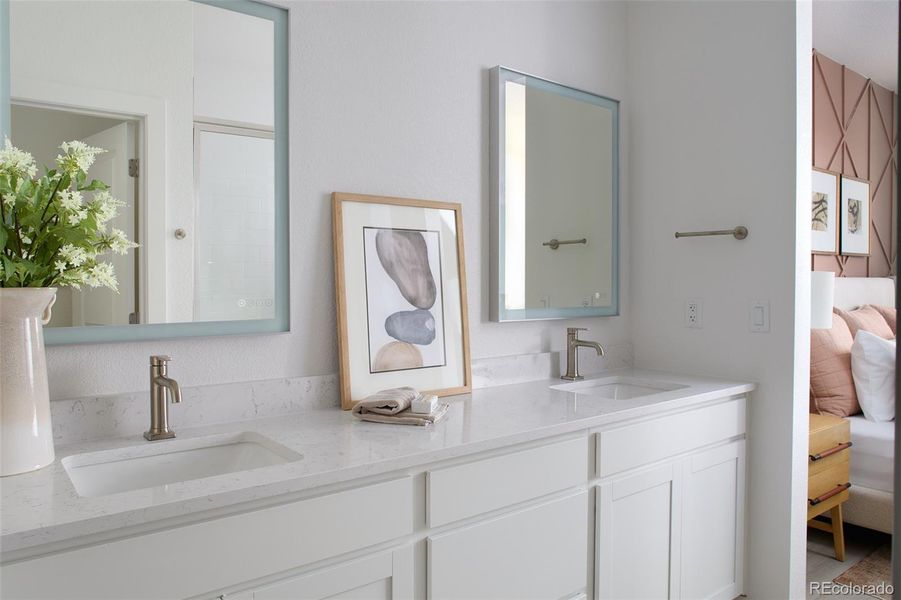 Furnished interior view inside a new home in , Lone Tree (Image 8).