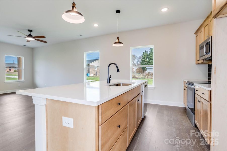 Furnished interior view inside a new home in , Kings Mountain (Image 7).