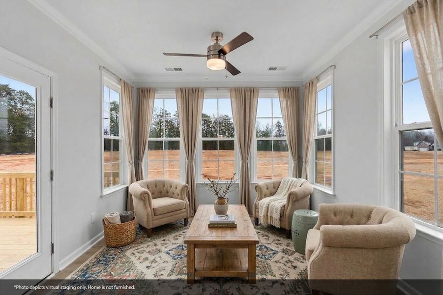 Furnished interior view inside a new home in Lilah Grove, Summerfield (Image 10). Furnished interior view inside a new home in Lilah Grove, Summerfield (Image 10).