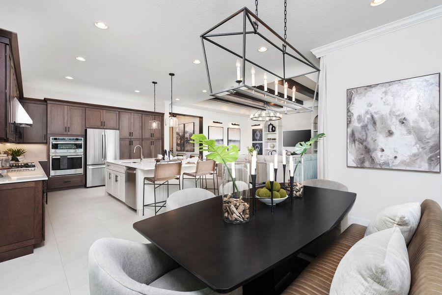 Representative furnished interior of a home built from the Madison by GL Homes in Valencia Parc at Riverland, Port St. Lucie (Image 12).