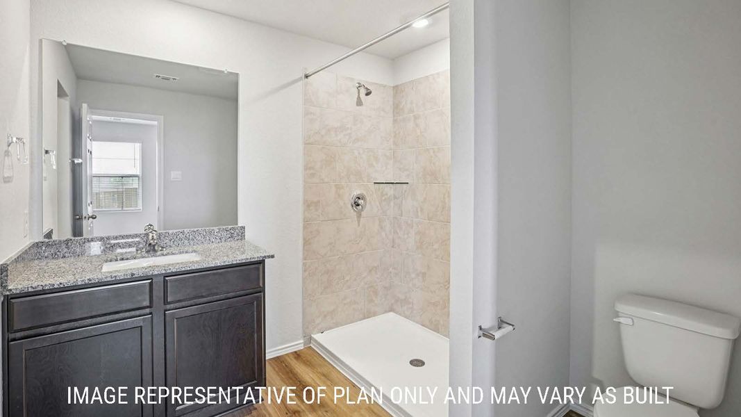 Representative furnished interior of a home built from the Barton by D.R. Horton in Pecan Creek, Temple (Image 9).