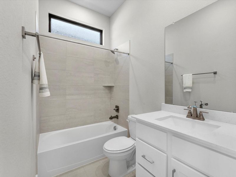 Furnished interior view inside a new home in Brook Bend at Clopton Farms, Montgomery (Image 8). Furnished interior view inside a new home in Brook Bend at Clopton Farms, Montgomery (Image 8).