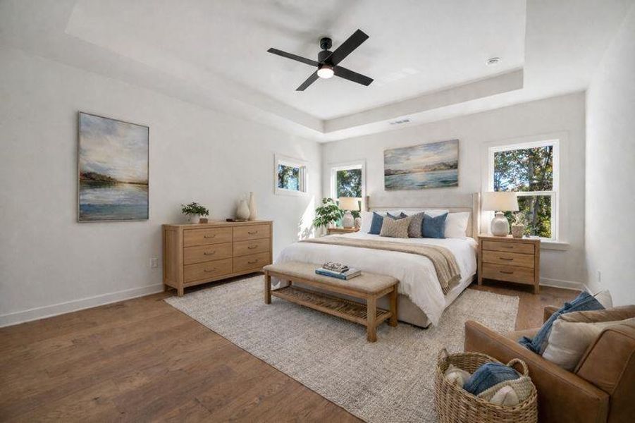Furnished interior view inside a new home in Long Hollow Landing, Gainesville (Image 7).