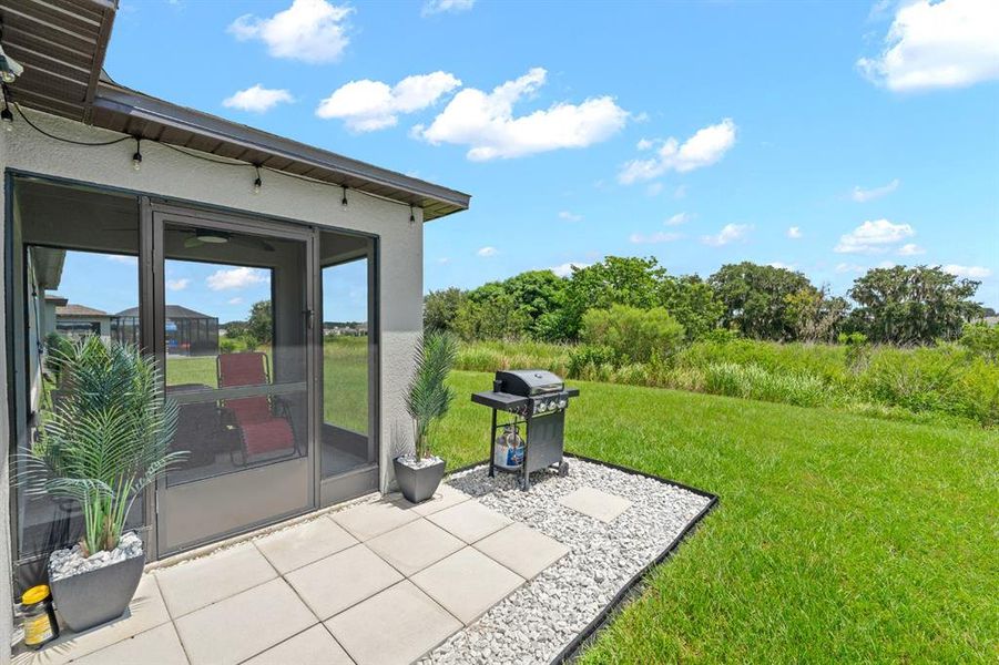 Exterior details and patio area of a home in Mirada, San Antonio (Image 4).