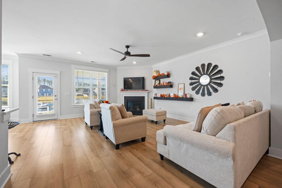 Furnished interior view inside a new home in Lochton, Summerville (Image 39). Furnished interior view inside a new home in Lochton, Summerville (Image 39).
