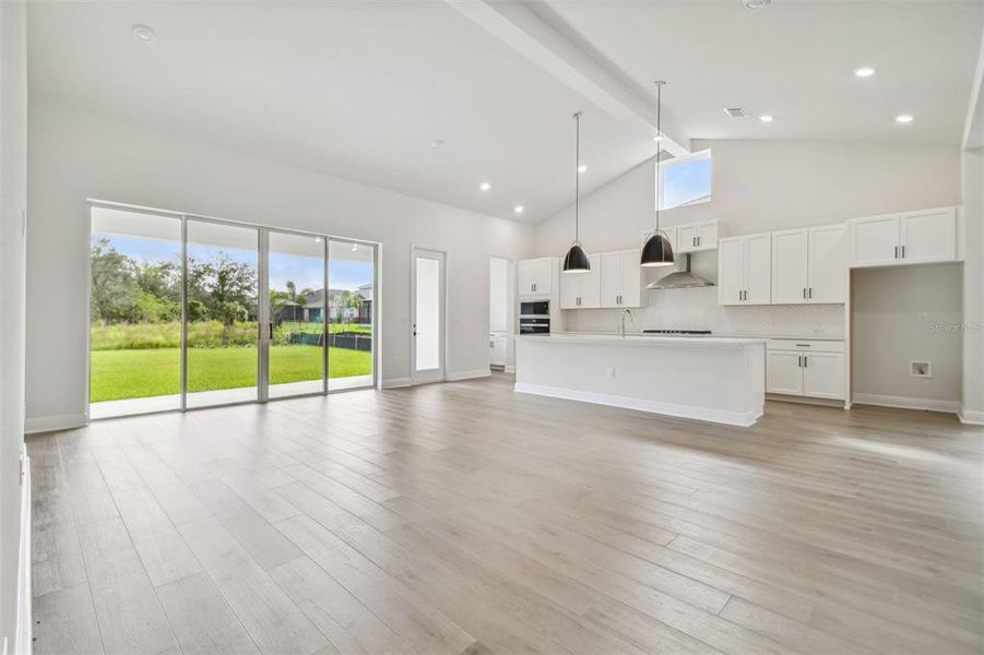 Family Room & Kitchen