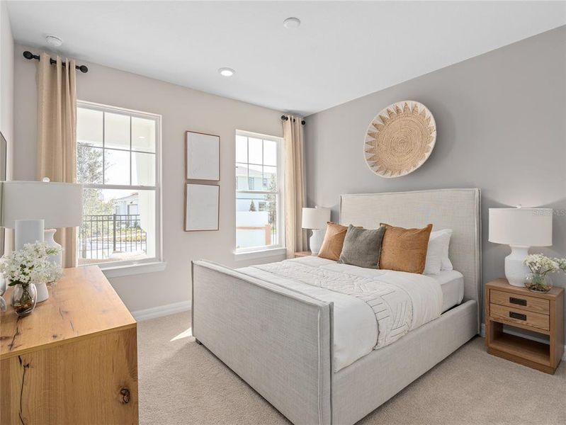 Furnished interior view inside a new home in Bridgewalk, St. Cloud (Image 7).