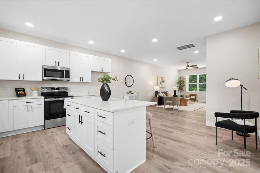 Furnished interior view inside a new home in , Monroe (Image 6).