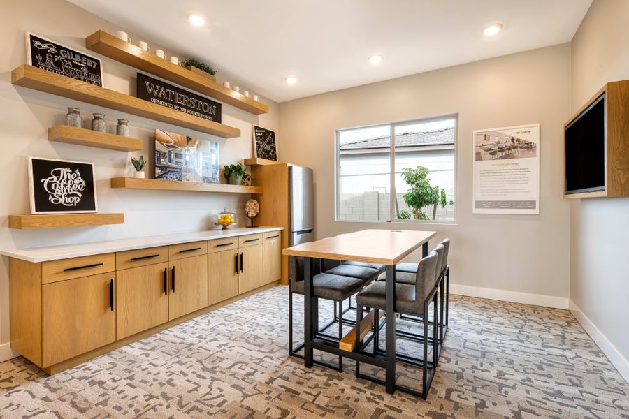 Representative furnished interior of a home built from the Calderwood Plan 4504 by Tri Pointe Homes in Waterston Central, Gilbert (Image 21).