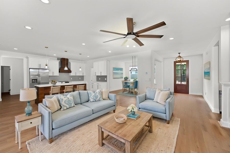 Furnished interior view inside a new home in , Johns Island (Image 12).