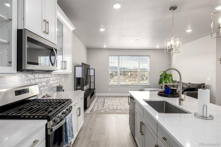 Furnished interior view inside a new home in , Littleton (Image 7).