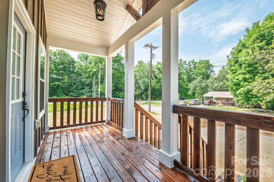 Exterior details and patio area of a home in , Cherryville (Image 30).