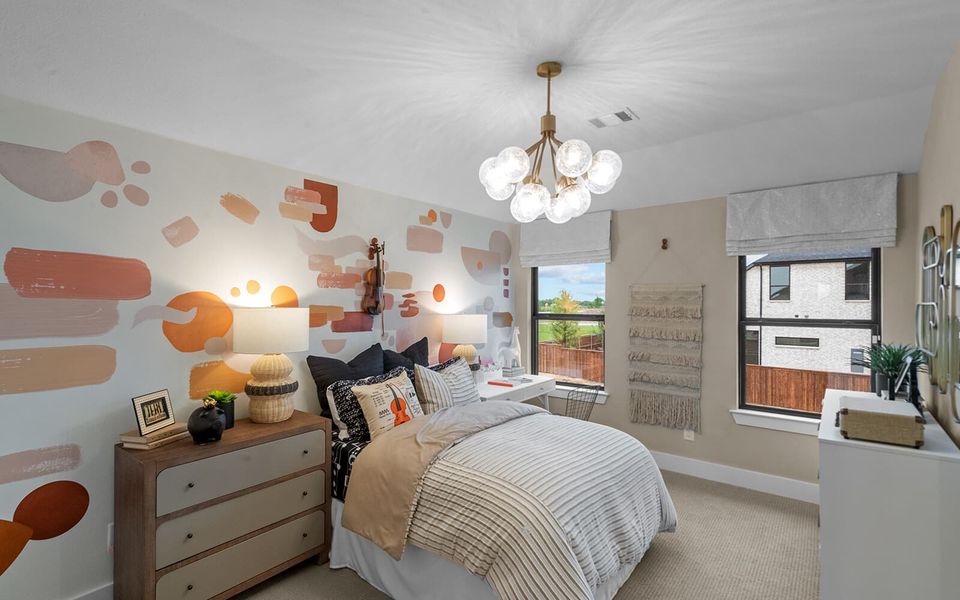 Furnished interior view inside a new home in The Grove Frisco, Frisco (Image 13).