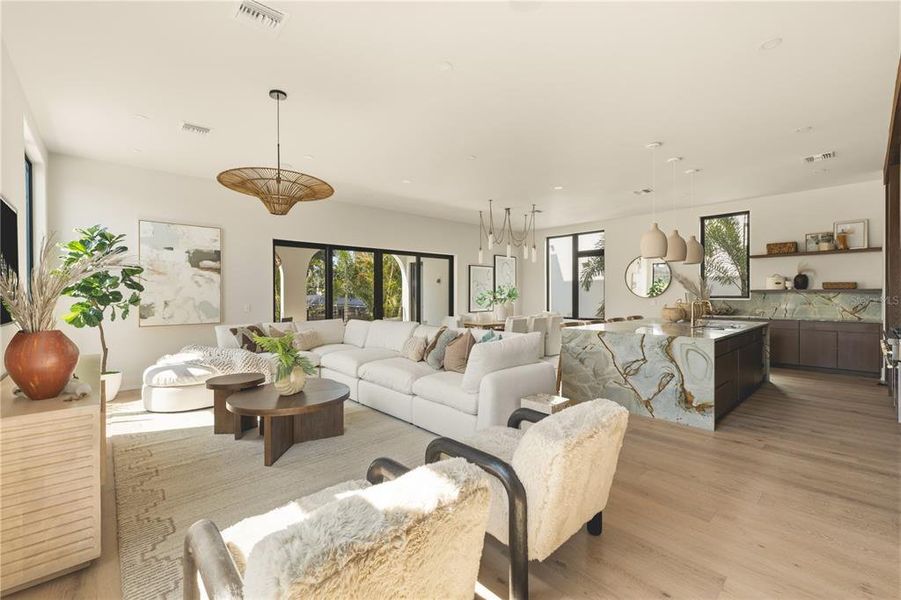 Furnished interior view inside a new home in , Tampa (Image 7). Furnished interior view inside a new home in , Tampa (Image 7).