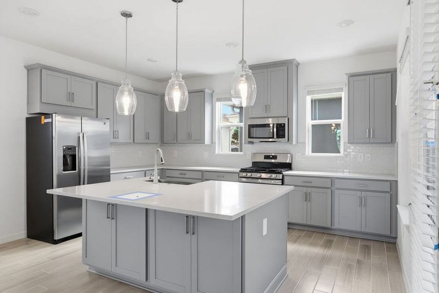 Representative furnished interior of a home built from the Ashwood by Taylor Morrison in Center Lake Ranch Community Group Page, St. Cloud (Image 6).