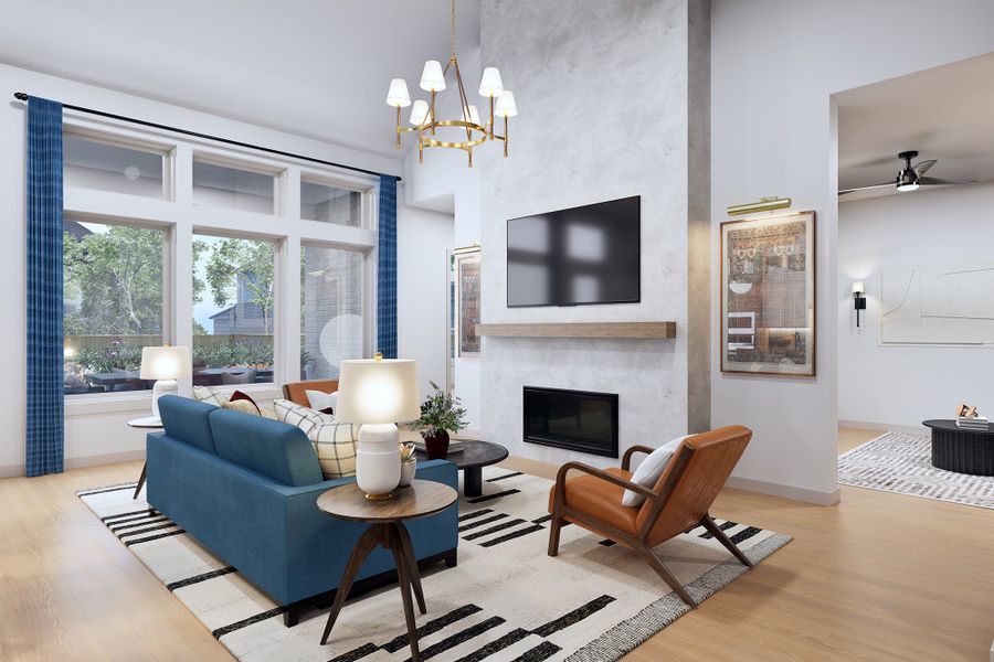 The Corinth - Optional Fireplace