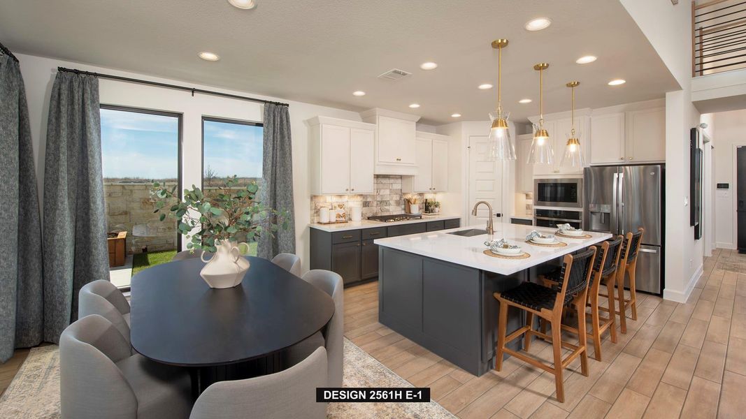 Furnished interior view inside a new home in Santa Rita Ranch - Tierra Rosa, Liberty Hill (Image 7).